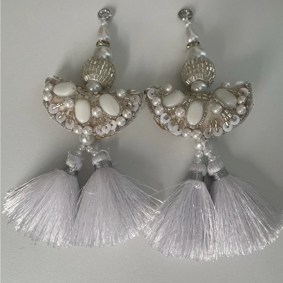 LOT OF THIRTEEN Tikka Ear Ring Necklace Bracelet Indian Etsy Mirraw GOLD PEACH - Picture 8 of 15